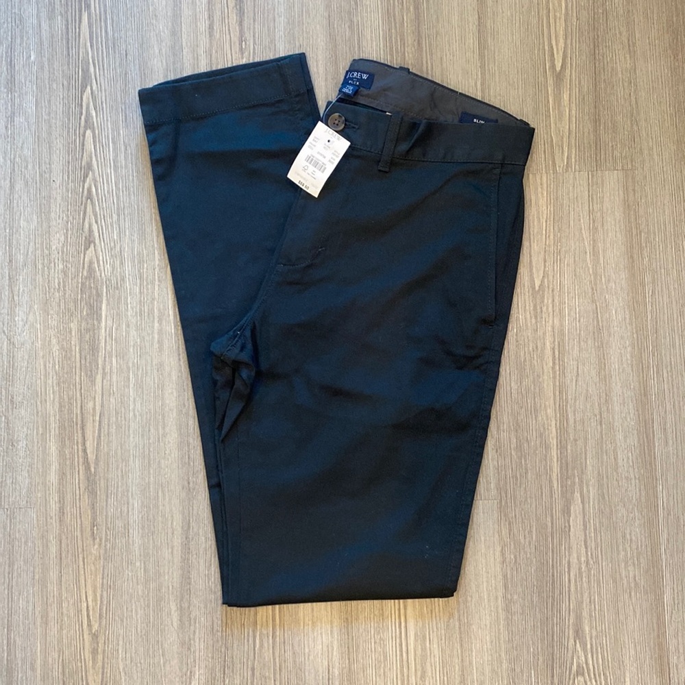 NWT J.Crew Flex Slim Pant - Charcoal Gray